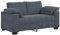 vidaXL Zweisitzer-Sofa Dunkelgrau 120 cm Samt, 2-Sitzer-Sofa, Couch, Wohnzimmer-Sitzmöbel, Sofa, gepolstertes Sofa, Wohnzimmersofa, 2-Sitzer-Couch