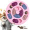 Hundespielzeug Intelligenz, Intelligenzspielzeug für Hunde, IQ-Training, waschbar, Intelligenzspielzeug für Hunde, waschbares Hundeleckerli-Spielzeug, Hundespielzeug für Welpen und Katzen(Rosa)