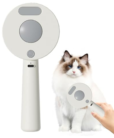 Dampf-Katzenbürste, Katzenhaarbürste, Katzen-Dampfbürste | -Dampfbürstenkamm Zum Entfernen Von Verhedderten Und Losen Haaren. Katzenbürste Für Katzen Und Hunde