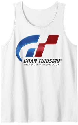 PlayStation Gran Turismo The Real Driving Simulator Logo Tank Top