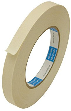 Abdeckband P-703, von Nitto, für hohe Temperaturen, Länge 54,85 m, erhältlich in verschiedenen Breiten, braun, P-703/NAT0560