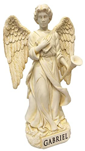 Angel Star Gabriel Archangel Figurine, 8-3/4-Inch Tall