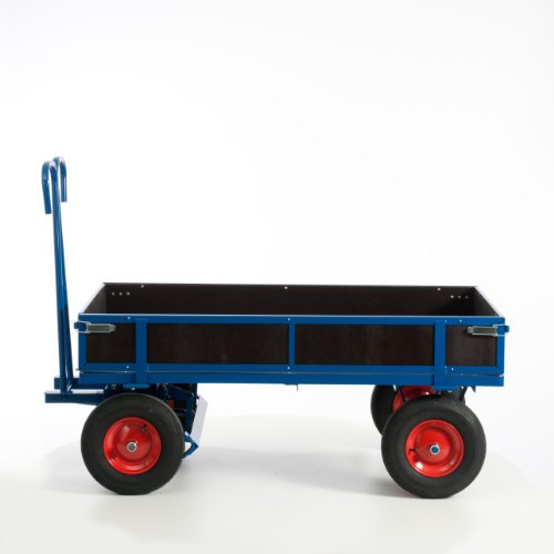 Rollcart Handpritschenwagen mit Holzbordwänden, 15-15121