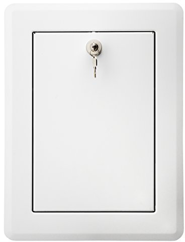Wäscheschachtklappe Edelstahl gebürstet 340 x 450 mm abschließbar