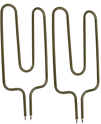 SPARES2GO Heater Elements for Unidare Night Storage Heaters (850W, Short Pin, Pack of 2)