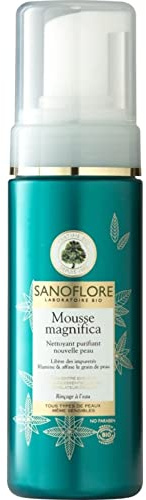 Sanoflore - Mousse Magnifica Nettoyant Purifiant Nouvelle Peau -Nettoyer et purifier le visage - 150 ml