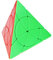 OJIN YongJun YJ Petal Pyraminx Cube Pyramid Triangle Four-axis Tetrahedron Puzzle Smooth Turning Cube Toy with One Cube Tripod (Stickerless)