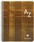 Calligraphe 8539C Registerbuch Spirale, A5, kariert, 50 Blatt, farbig sortiert