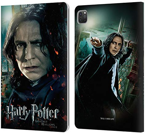Head Case Designs Licenciado Oficialmente Harry Potter Severus Snape Reliquias mortales VIII Carcasa de Cuero Tipo Libro Compatible con Apple iPad Pro 11 2020/2021 / 2022