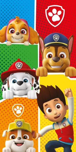 PAW PATROL Towel Strandtuch Badetuch 70cm x 140cm