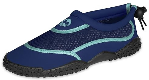 Lakeland Active Girl's Eden Aquasport Water Shoes Holiday Surf Sea Barefoot Swimming Paddleboard - Navy/Blue - 11 Child UK