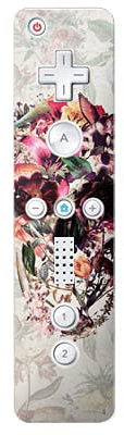 DeinDesign Skin kompatibel mit Nintendo Wii Controller Folie Sticker Halloween Totenköpfe Totenkopf
