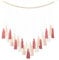 DrCor Blush Pink Tassel Wall Hanging Macrame Boho Rose Gold Preppy Large Wall Garland for Classroom Birthday Party Wedding Girls Bedroom Nursery Living Room Decor