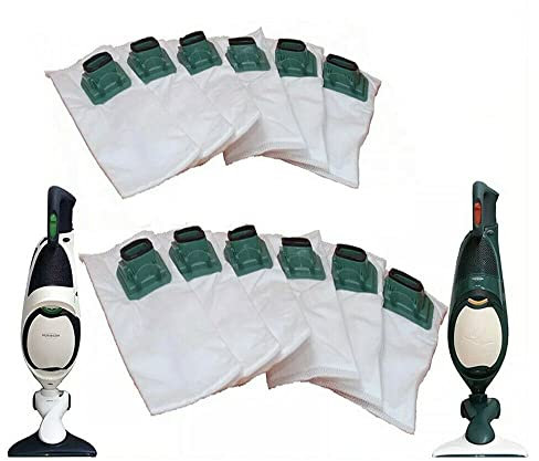 GE.RA 12 Sacchetti Folletto VK140 VK150 Compatibili Adattabili Con Porta Profumino