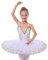 Kinder Mädchen Ballettkleid Ärmelloses Gymnastik Tanztrikot mit Tüllrock Einteilige Ballettanzug Ballerina Tanzkleidung Gymnastikanzug Mädchen Stickerei Tanzen Performance Kostüm Weiß02 C 7-8 Jahre