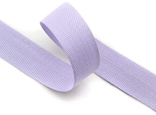 25mm | 5m Köperband | Nahtband | 80% Baumwolle | Flieder
