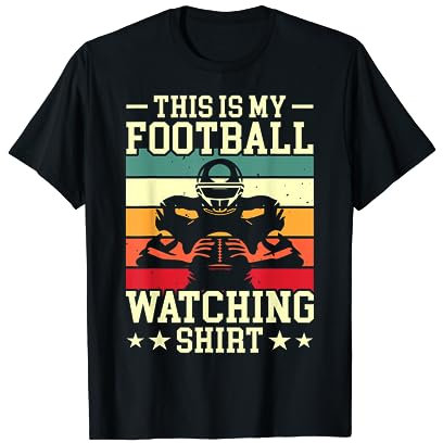 This Is My Football Watching Shirt T-Shirt