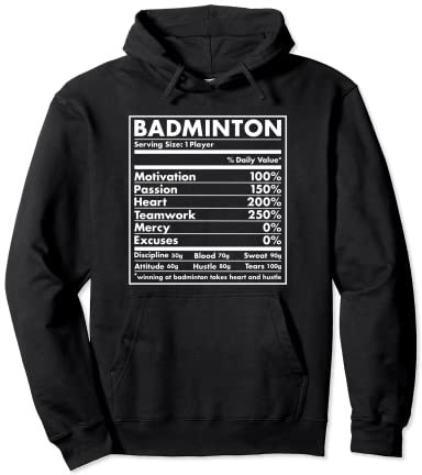 Sporternährung Badminton Pullover Hoodie