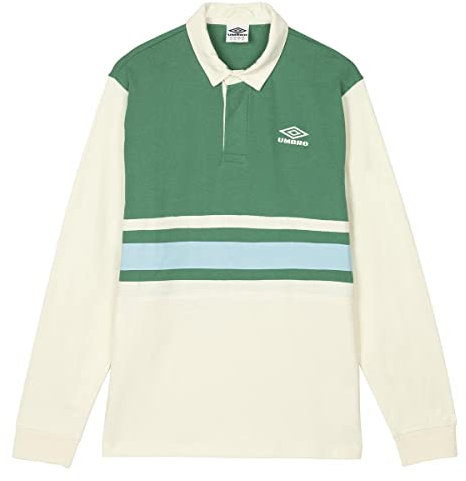 Umbro - Rugby-Shirt für Herren (XXL) (Ecru/Tanne/Engelsfälle)