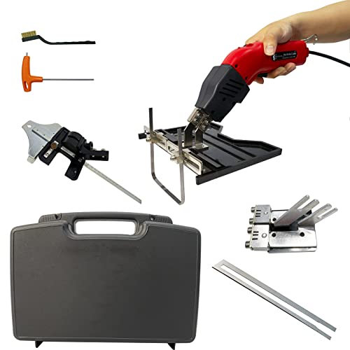 Cortador de espuma eléctrico Juego de ranurado de corte en caliente, 150 W 3 en 1 Cortador de espuma de cuchillo caliente eléctrico Herramienta de corte de espuma de poliestireno, Cortador de espuma