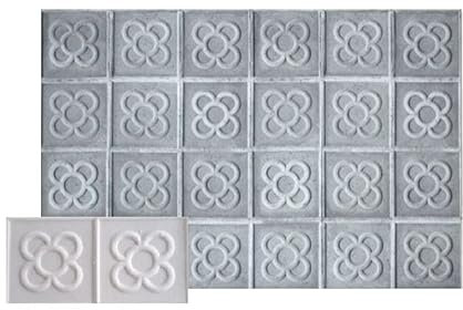 TK Moldes para hormigon impreso, mortero impreso y cemento impreso semirígido y reutilizable. Cemento vertical, hormigon vertical, mortero vertical. 40cm x 20cm. (Panot)