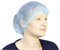 EAP Plissee Mob Caps - 100 x Blau Leichte Doppel Elastische Spun Bonded Polypropylen Haarnetze