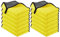 URAQT Microfibre Cleaning Cloths, 12 Pack Car Cleaning Cloths, Two-layer Thickened Microfibre Towels, Lint Free Super Absorbent Cleaning Towel for Car Washing, Drying, Detailing, Yellow, 40x30cm
