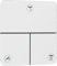 hansgrohe ShowerSelect Comfort Q, válvula para instalación empotrada de termostatos ShowerSelect Comfort Q (3 funciones), blanco mate