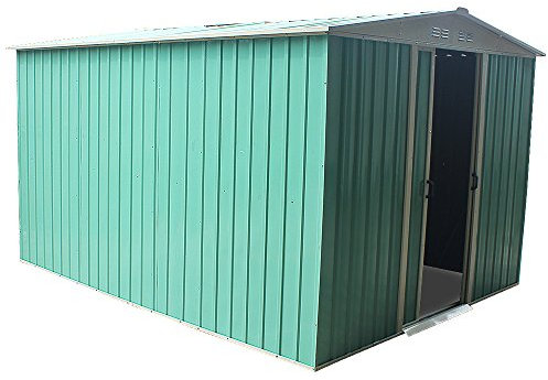 6X4',8x4',8x6',8x8',8x10' Heavy Duty Metal Garden Shed Storage Garage House Outdoor Green Color (8x10')