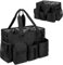 Cleaning Caddy with Handle,Medium Cleaning Organiser,Multifunctional Cleaning Caddy Bag with Detachable Thick Dividers and Adjustable Shoulder Straps for Cleaning Supplies,Home,Craft,Car,Garden,Black