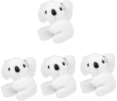 Amosfun 4 Stück Armband Koala Slap Armbänder Goodie Bags Füllstoffe Plüsch Slap Armbänder Tier Slap Tier Slap Armband Koala Snap Armbänder Slap Armbänder Spielzeug Goodie Bag