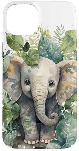 Elephant Safari Zoo Animal Mountain African Elephant Zoo Case for iPhone 15 Plus
