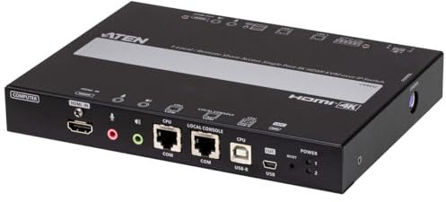 ATEN CN9850 - Switch KVM Over IP con Accesso remoto Locale a 1 Porta Singola 4K HDMI