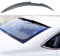 YPZHGS Heckspoiler für BMW M5 (E60) 2005-2007, Schwarz, PU, Glänzend, Kohlenstofffaser, Selbstklebend, Hinten