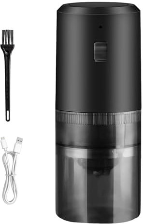Macchina per il caffè con macinacaffè, macinacaffè ricaricabile, macchina per caffè leggera, macinacaffè da campeggio, macinacaffè ricaricabile per viaggiare, campeggio, guidare, ufficio domestico