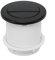 Twin Hose Toilet Push-Button, Dual Flush Air Type Pneumatic Push Button, Concealed Cistern Pneumatic Flush Button(Black)