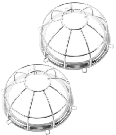 2 Stück Sprinkler Schutzgitter aus Eisen, Silber, Einfache Montage