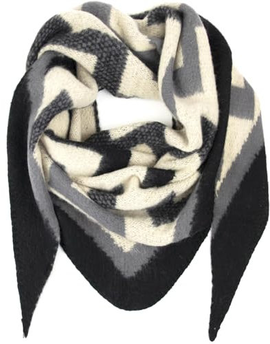 Glamexx24 Damen Schal - Damen Halstuch -viele Farben - Dreiecksform - Unisex Winterschal Sommerschal Schal Schal Trend Schal sehr weicher Schal