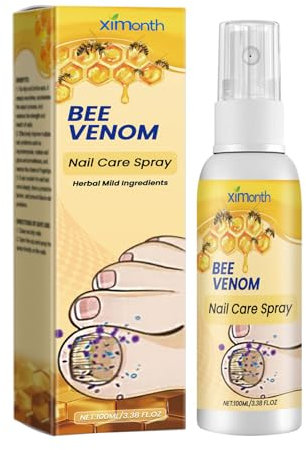 Bienengift Nagelpflege Spray, Bienengift Nagelbehandlung Serum für Fingernägel und Fußnägel,Nagelverteidigung Bienengift Behandlungsserum