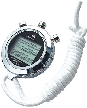 iplusmile Chronomètre Numérique Portable en Minuteur Électronique LCD Chronographe pour Athlètes Compteur de Chronographe Outil de Formation Équipement de Fitness
