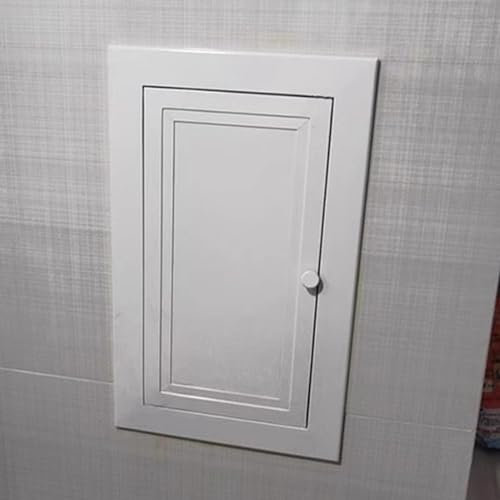 Trampilla Pladur Caja de Acceso para Placa de Acceso al Baño, Panel de Acceso para Paneles de Yeso con Manija, Tapa de Orificio de Pared para Trampilla de Inspección para Cables Ocultos(6x12in(15x30cm