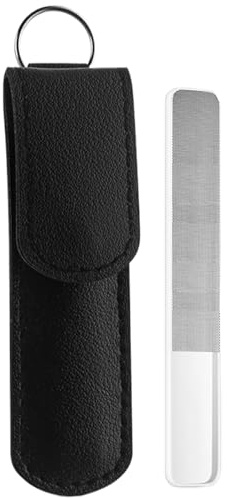 Dtaigou Petit Lime à Ongles en Verre | Manucure Antidérapante - Ergonomique pour Femmes, Hommes, Salon, Maison, Voyage, Pédicure, Spa