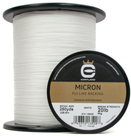Cortland Micron Fliegenschnur, 9 kg, Weiß
