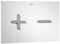 Roca A890085005 – Wall Plate Combi Dual Drive PL6