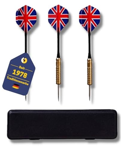 BEST SPORTING Tournament Dartpfeile Strike, 3 Stück à 16 g, Turnier-Pfeile mit Etui