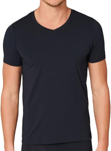 Schiesser Herren Shirt Kurzarm 1/2 Unterhemd Long Life Soft V-Neck - 149043