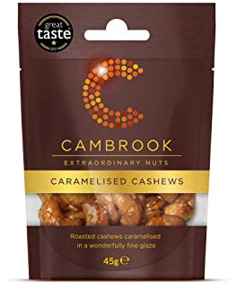 Cambrook - Caramelised Cashews, 45g Bag