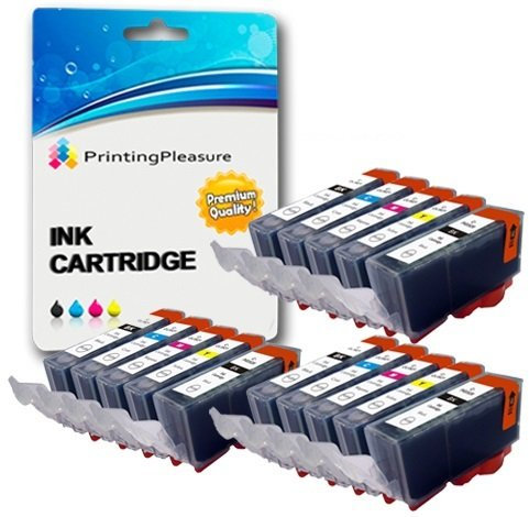 15 Druckerpatronen für Canon Pixma iP3600 iP3680 iP4600 iP4680 iP4700 MP540 MP540x MP550 MP560 MP620 MP630 MP640 MP980 MP990 MX860 MX870 | kompatibel zu PGI-520BK CLI-521BK CLI-521C CLI-521M CLI-521Y
