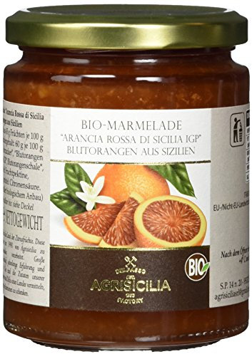 Agrisicilia Sizilianische Blutorangen-Marmelade, 6er Pack (6 x 360 g)