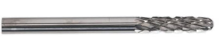 Sealey MCB002 Micro Carbide Burr Ball Nosed Cylinder 3mm Pack of 3